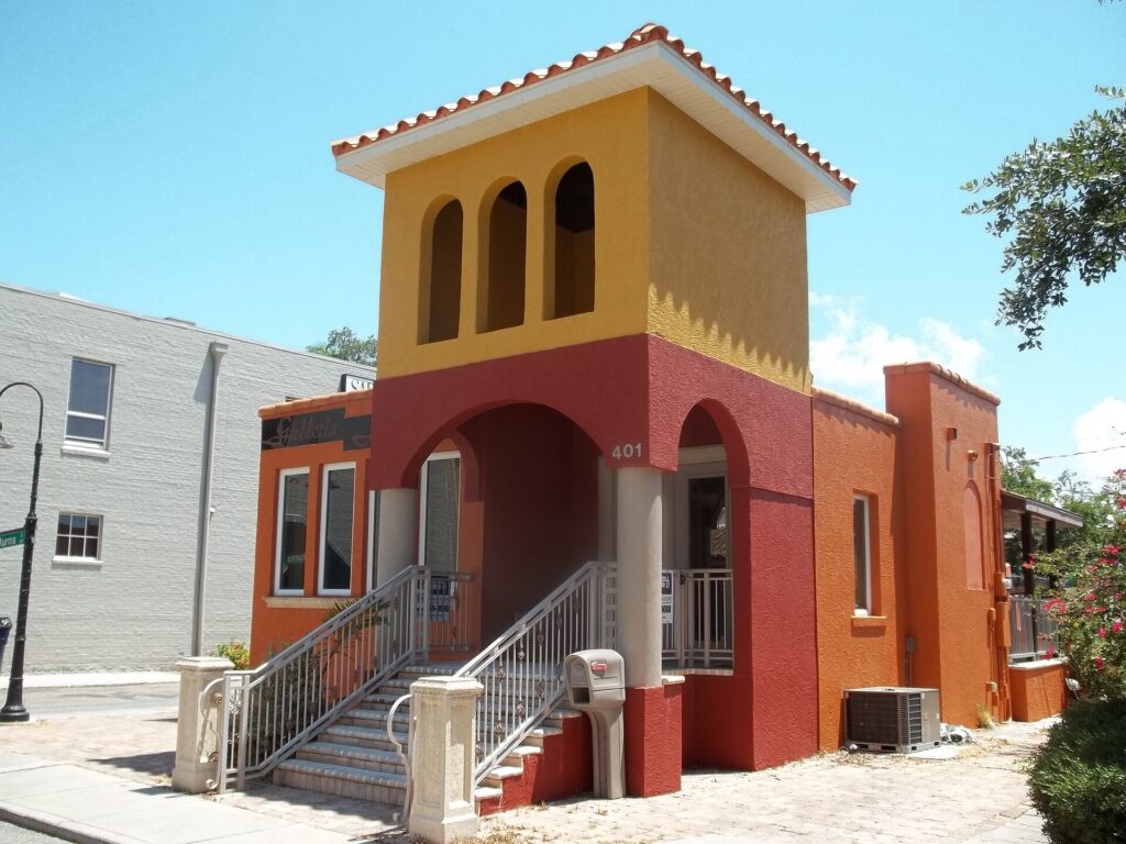 A 1920s cottage in the Burns Court Historic District, downtown Sarasota