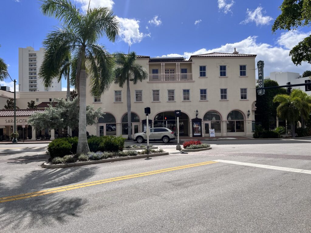 The Sarasota Opera House, the restored 1926 Edwards Theatre on Pineapple Avenue, downtown Sarasota